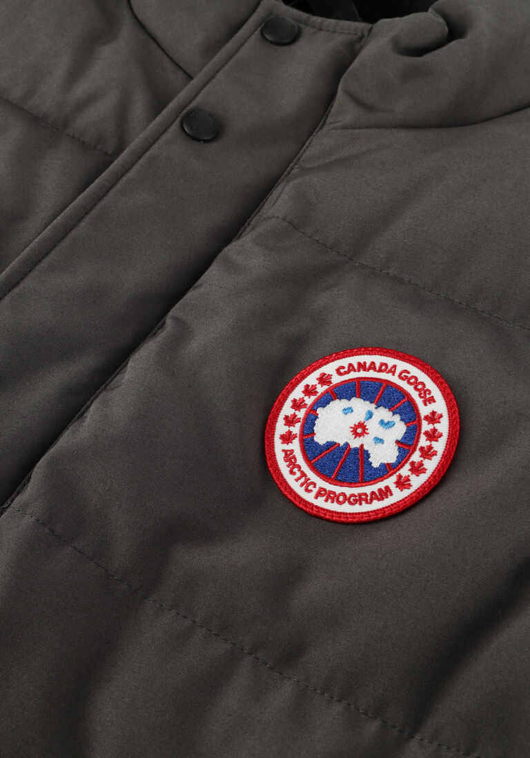 donkergrijze canada goose bodywarmer freestyle crew vest 2054m