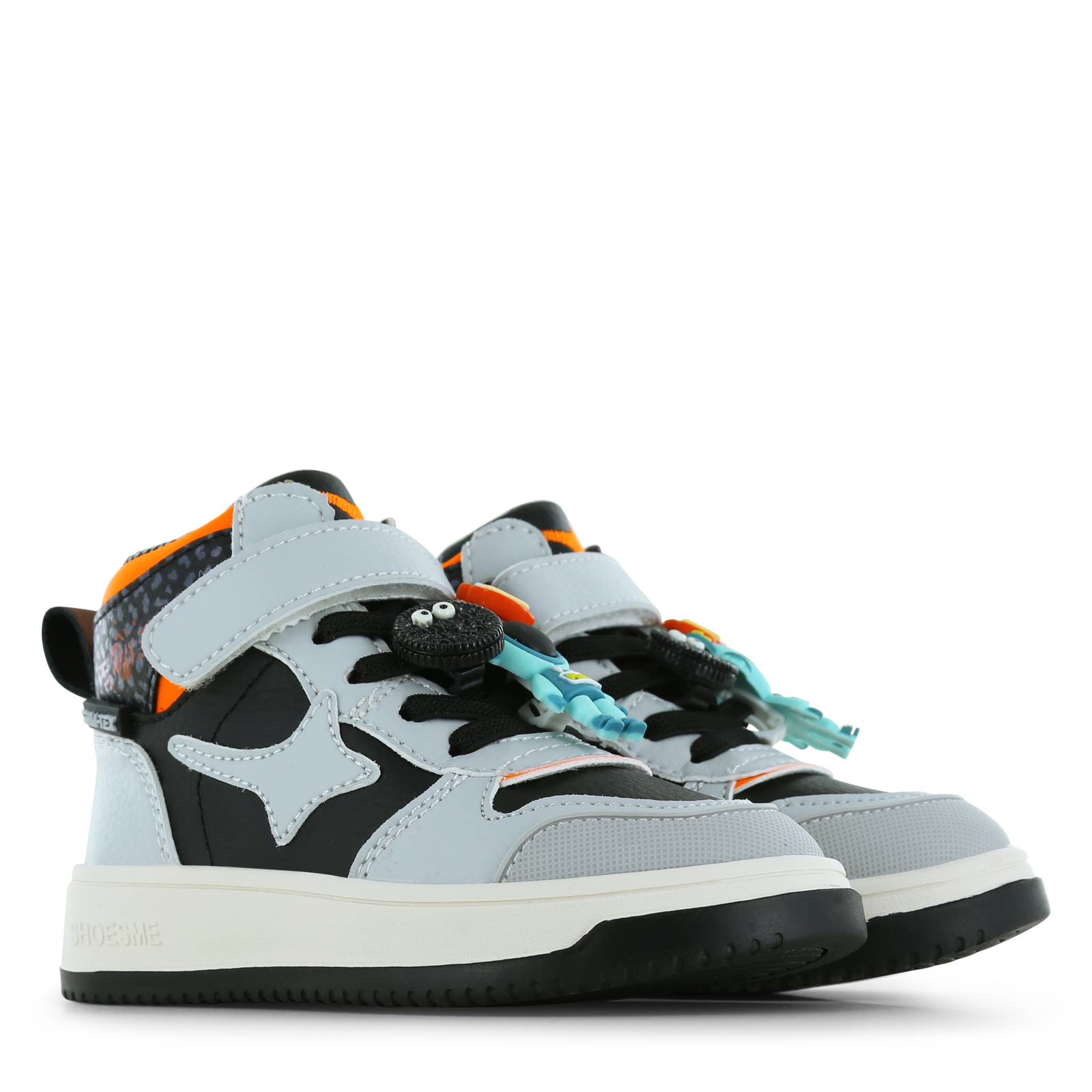 Shoesme Water-Proof grijze sneaker Microfiber leer | Sale