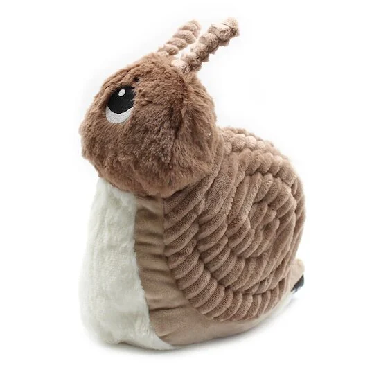 Ptipotos Peluche escargot Speedou et son bébé   Brun        25 cm   de               Les Déglingos