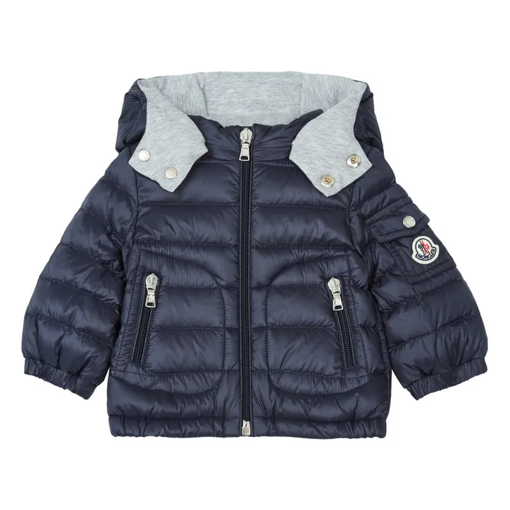 Moncler Doudoune à Capuche Lauros | Bleu marine