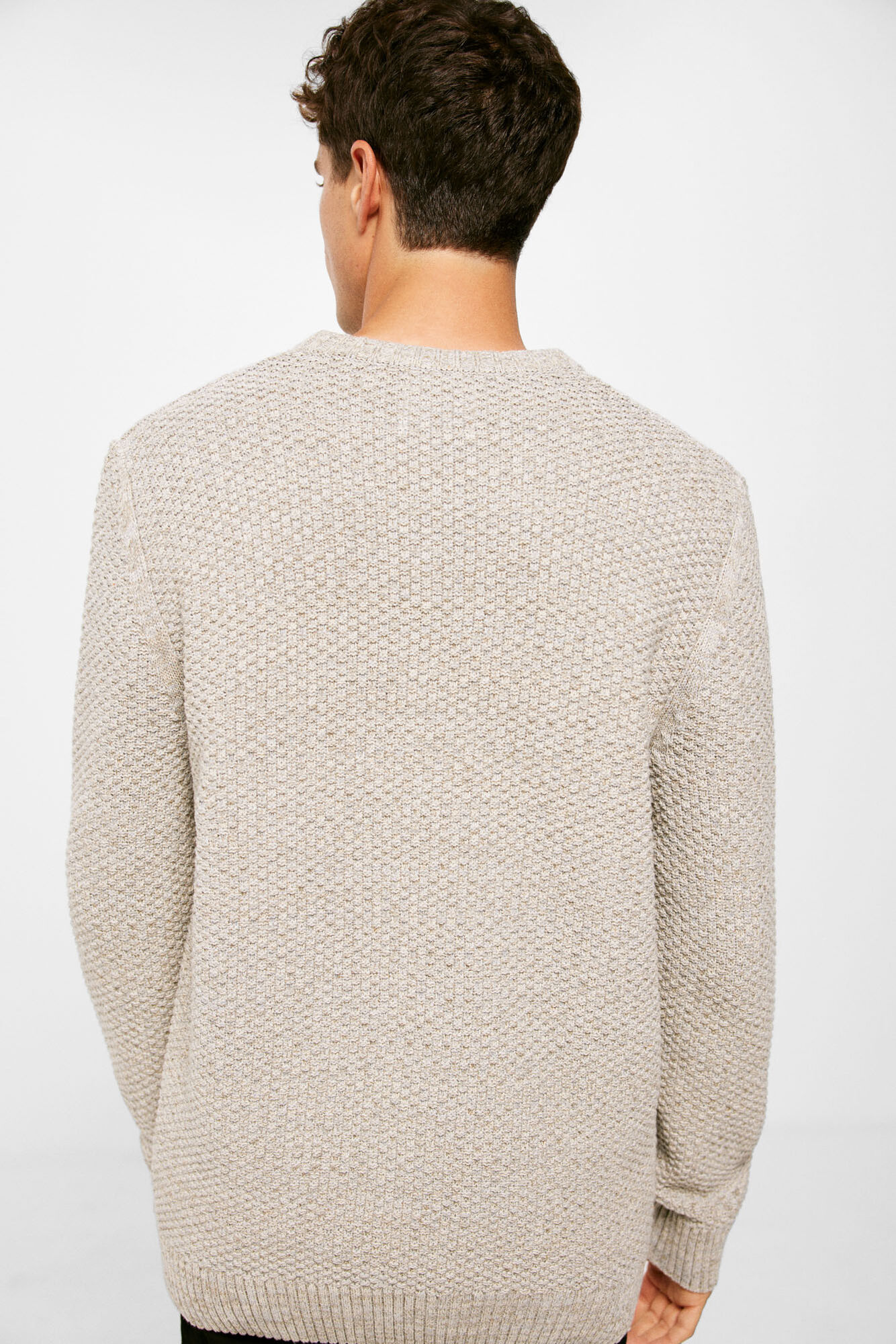 camisa texturizada sofisticada