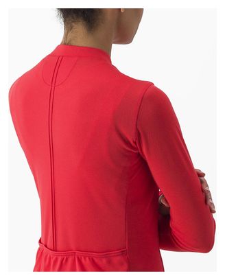 Maillot Manches Longues Femme Castelli Anima 4 Rouge