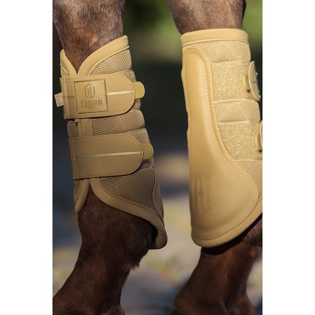 Beenbeschermers Eskadron Heritage Mesh Donkergeel