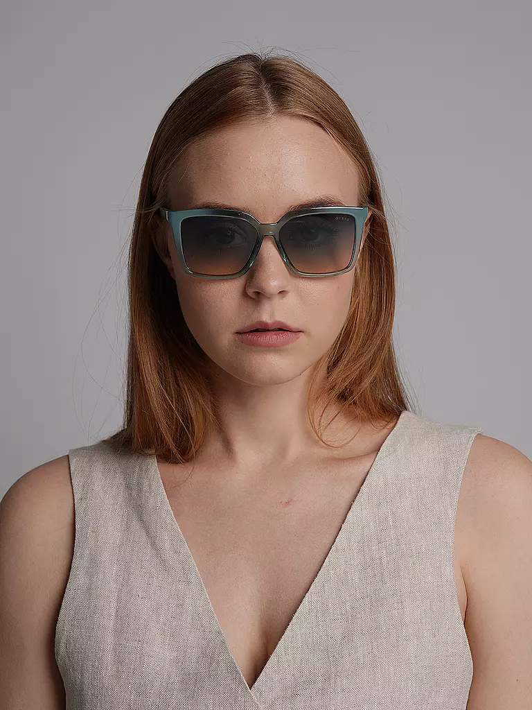 GUESS Sonnenbrille GU00099/55 türkis