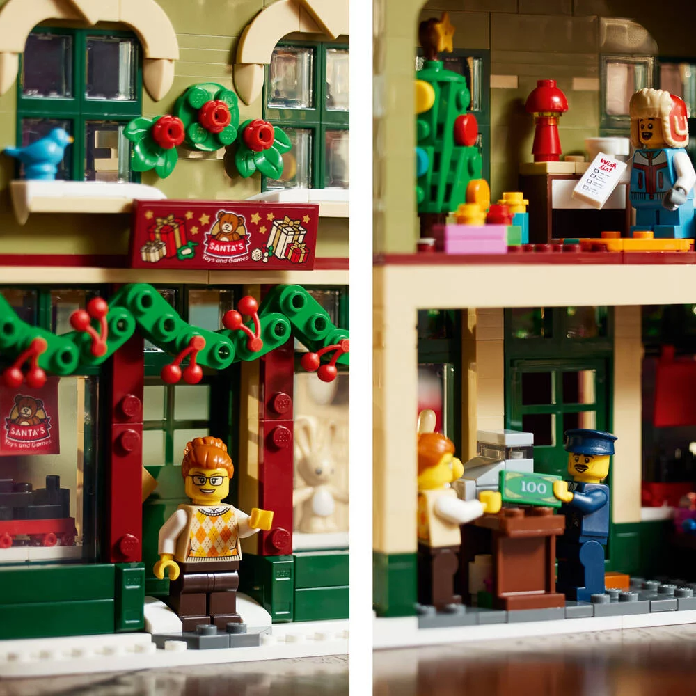 LEGO®ICONS 10308 - LA GRANDE RUE DECOREE POUR LES FETES