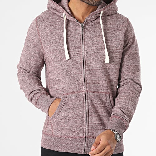 Sweat Zippé Capuche North 20706981 Violet Chiné