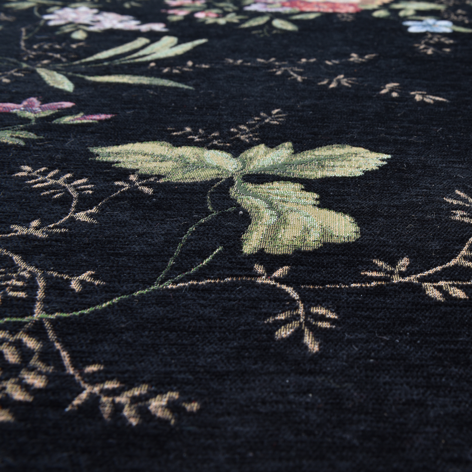 Teppich FLOMI - schwarz - 60x90 cm