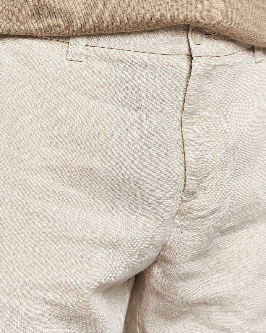 NN07 Crown Linen Shorts Oat