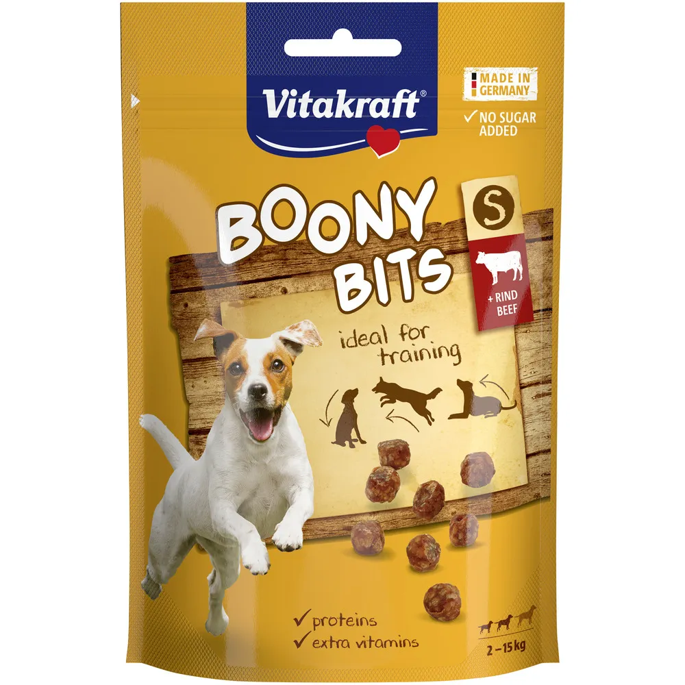 Vitakraft Boony Bits S, okse - 55 g.