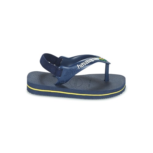 Havaianas - BABY BRASIL LOGO - Marine / Jaune