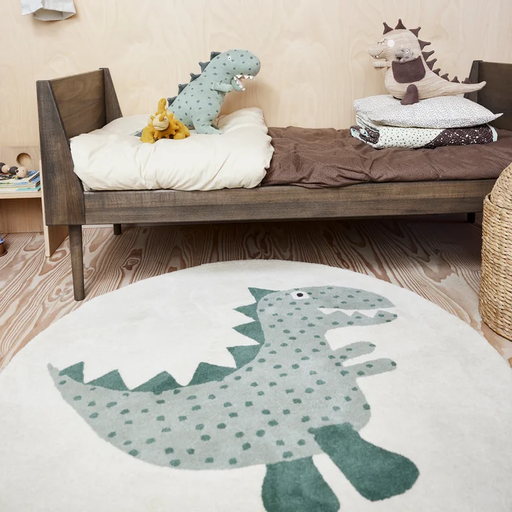 OYOY - Kinderteppich Ø 95 cm, Löwe