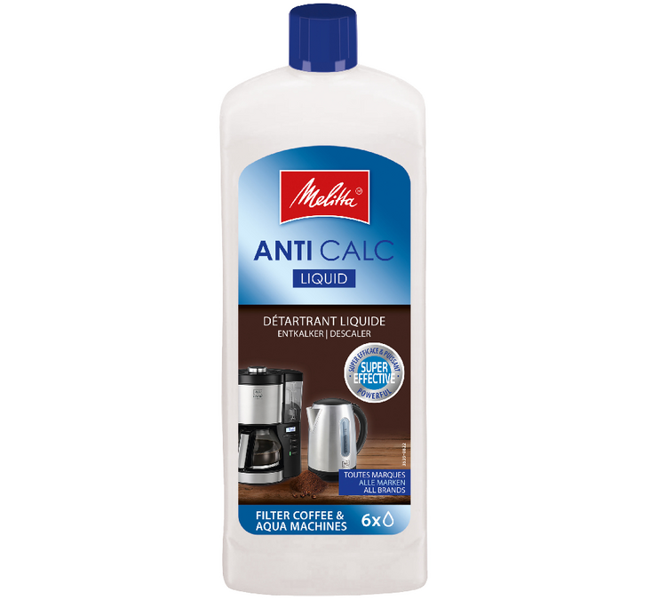 Détartrant MELITTA Anti calc liquide pour cafetières filtres et bouilloires - 250ml