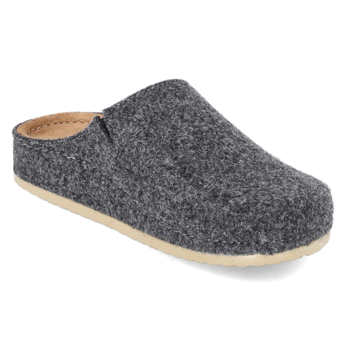 KaerlekPantoffeln NANA - dk. grey