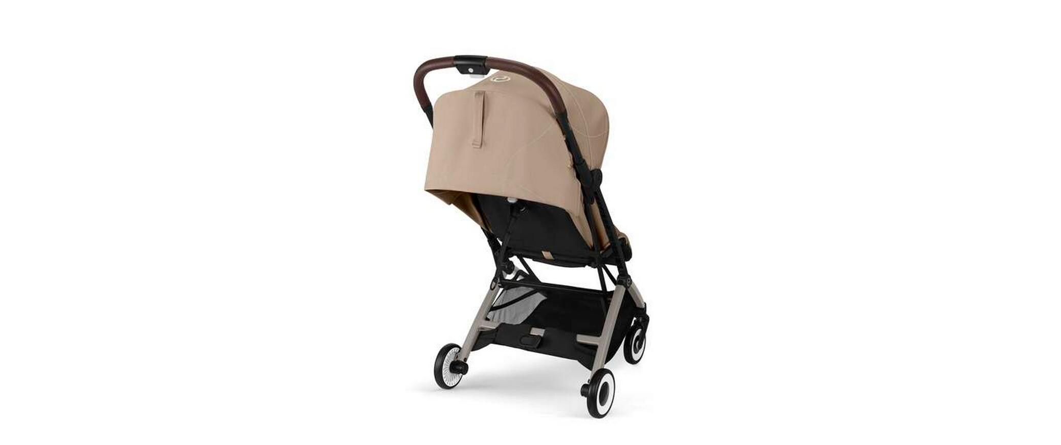 Buggy Orfeo Almond Beige<br>Kompakter Reisebuggy mit Handgepäckmasse