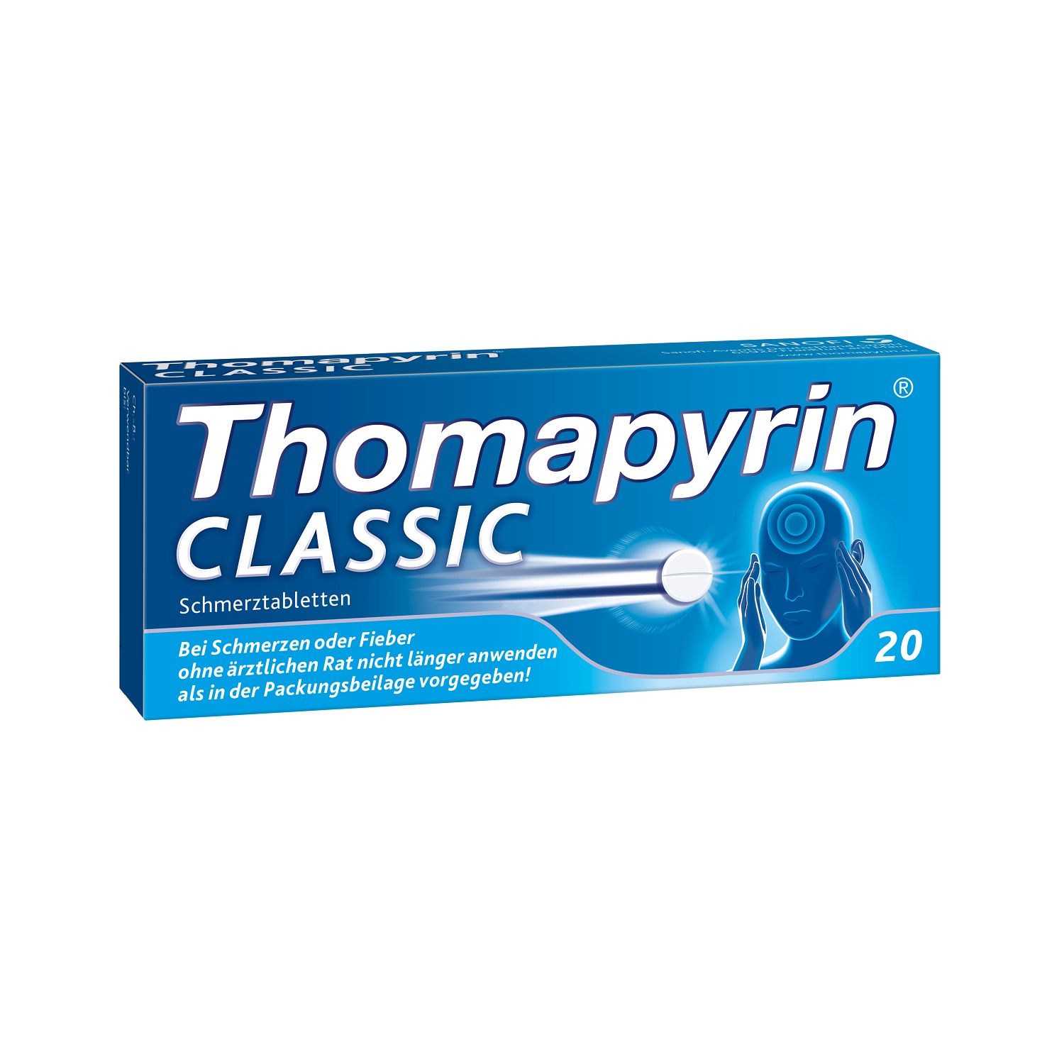 Thomapyrin CLASSIC Schmerztabletten gegen Kopfschmerzen