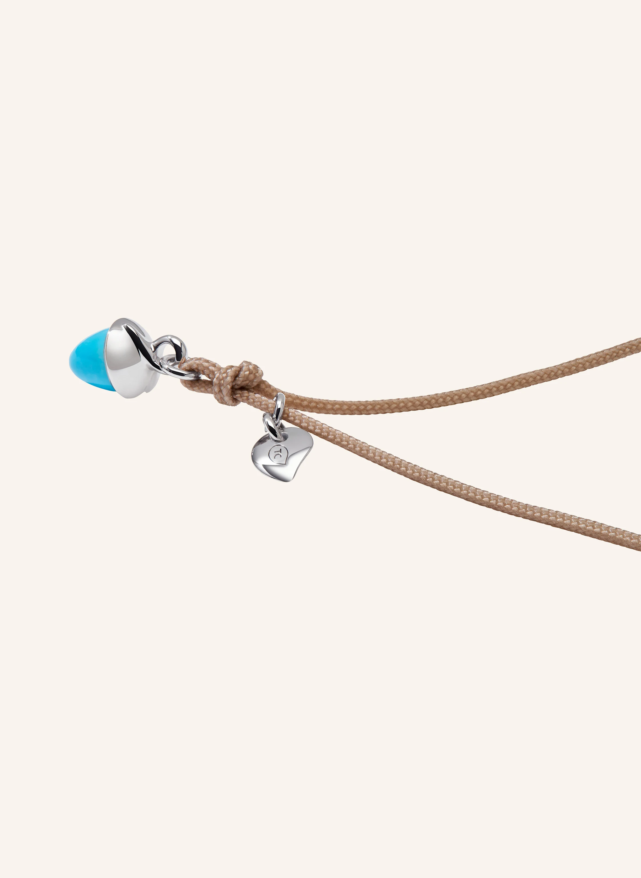 TAMARA COMOLLI Armband BRACELET 'MYMIKADO' WITH TURQUOISE aus 18 Karat Weißgold mit Türkis