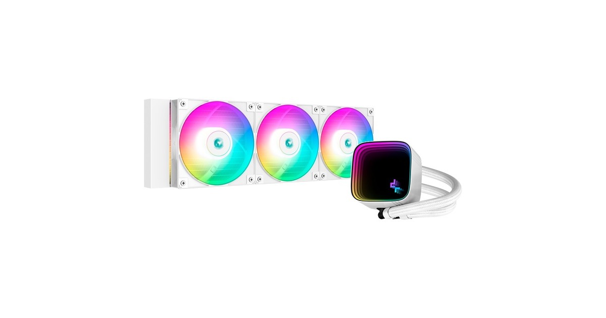 DeepCoolLS720 SE 360 mm waterkoeling  (Wit, 4-pins PWM fan-connector)