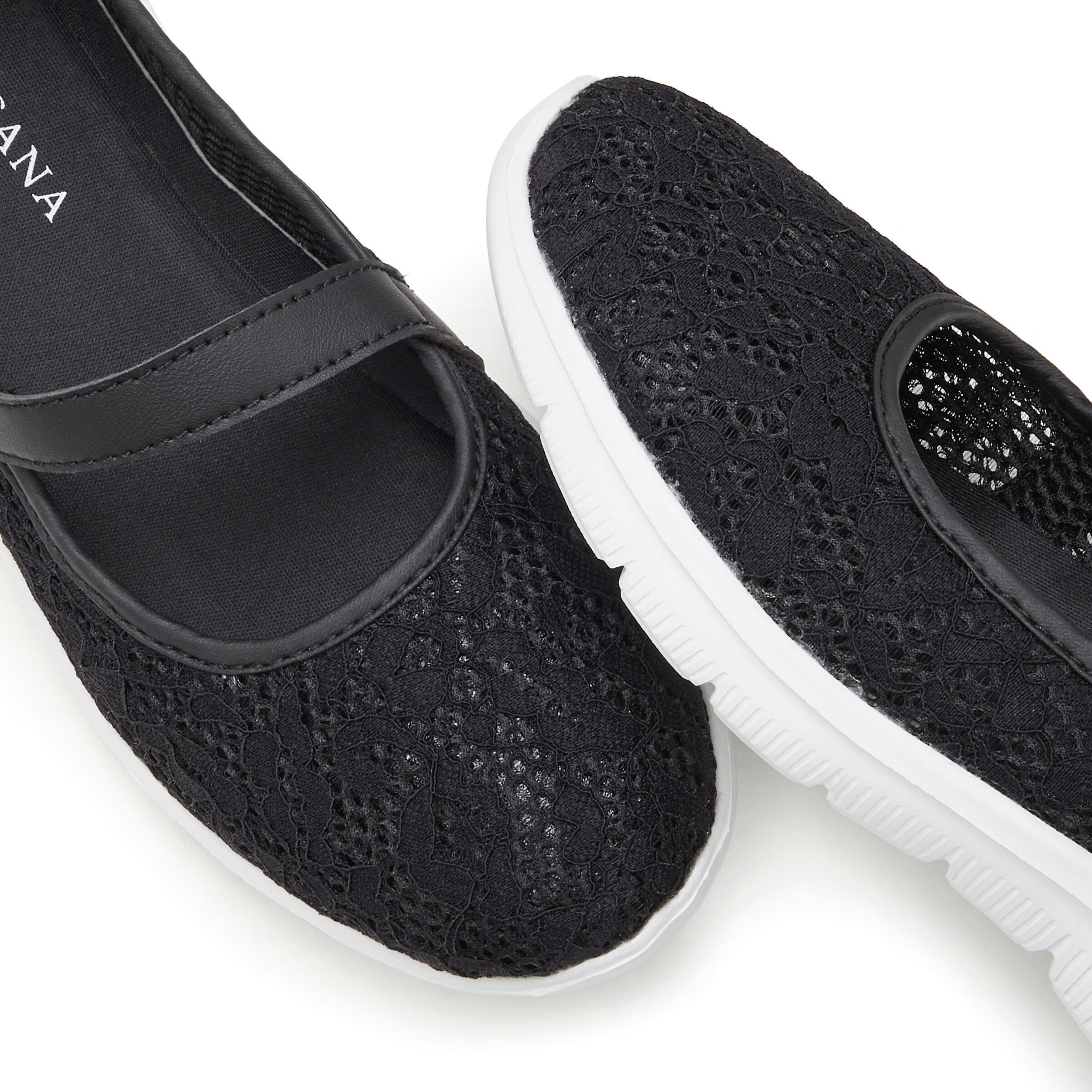 LASCANA Slipper in schwarz