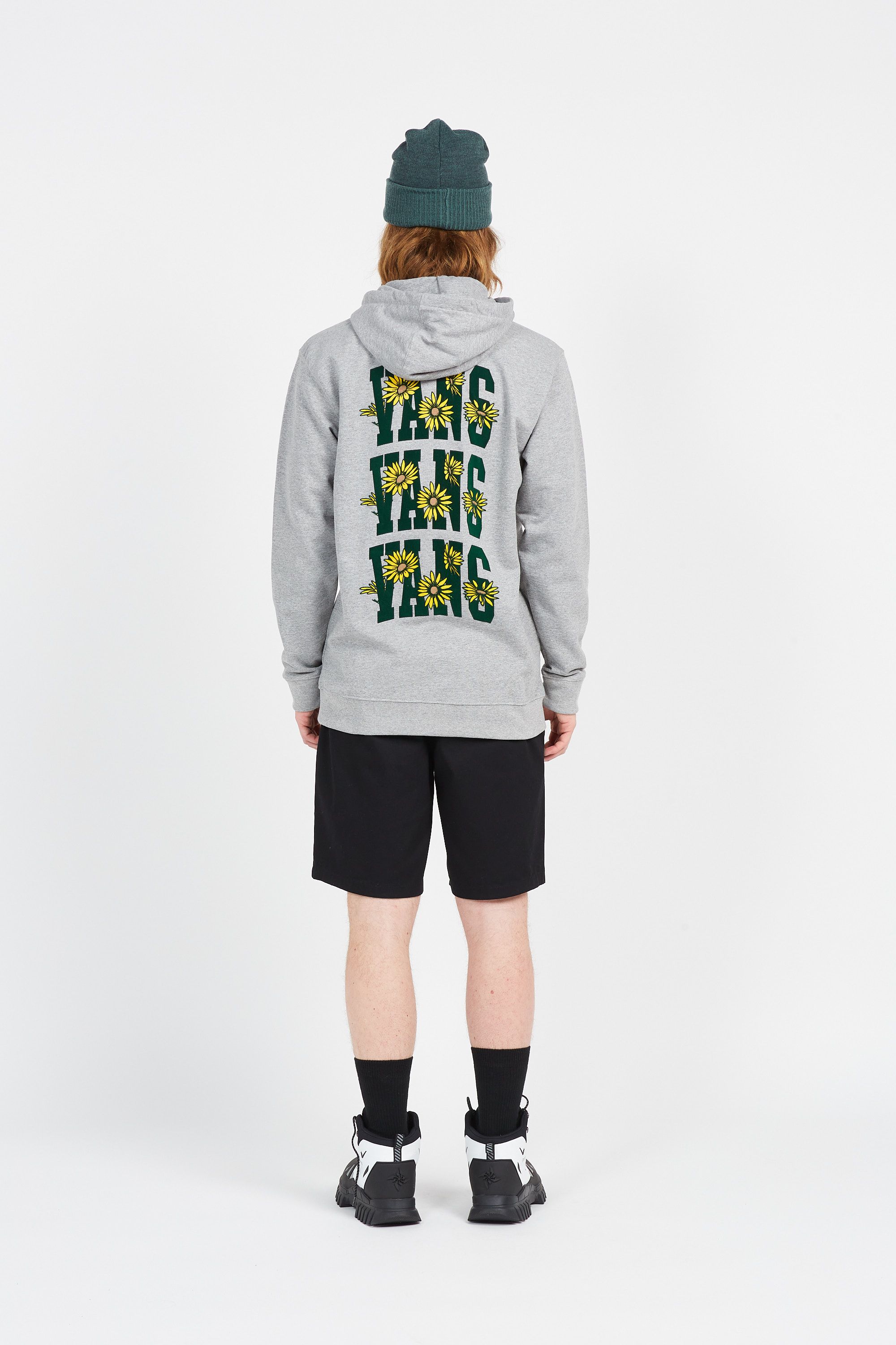 VANS Hoodie VANS FLOWERS PO Gris