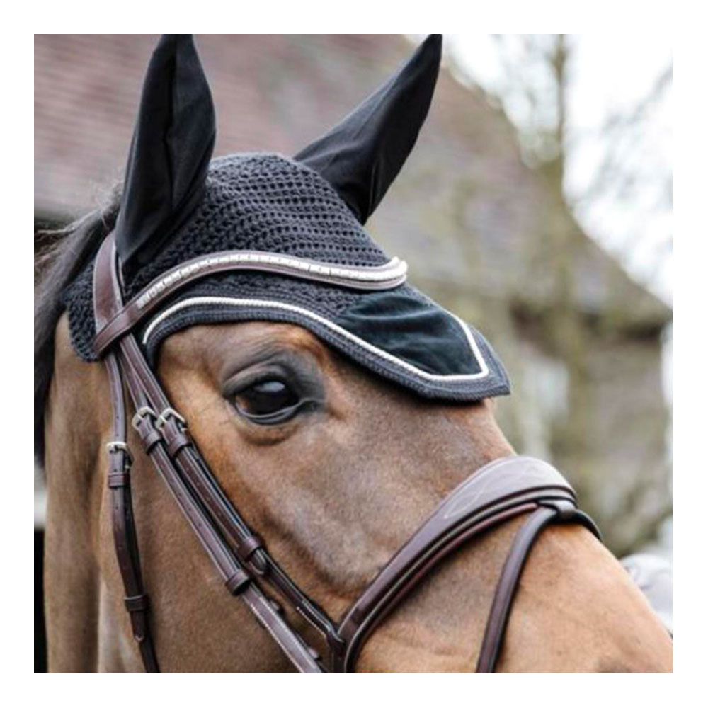 Kentucky WELLINGTON BASIC VELVET - Bonnet anti-mouches black