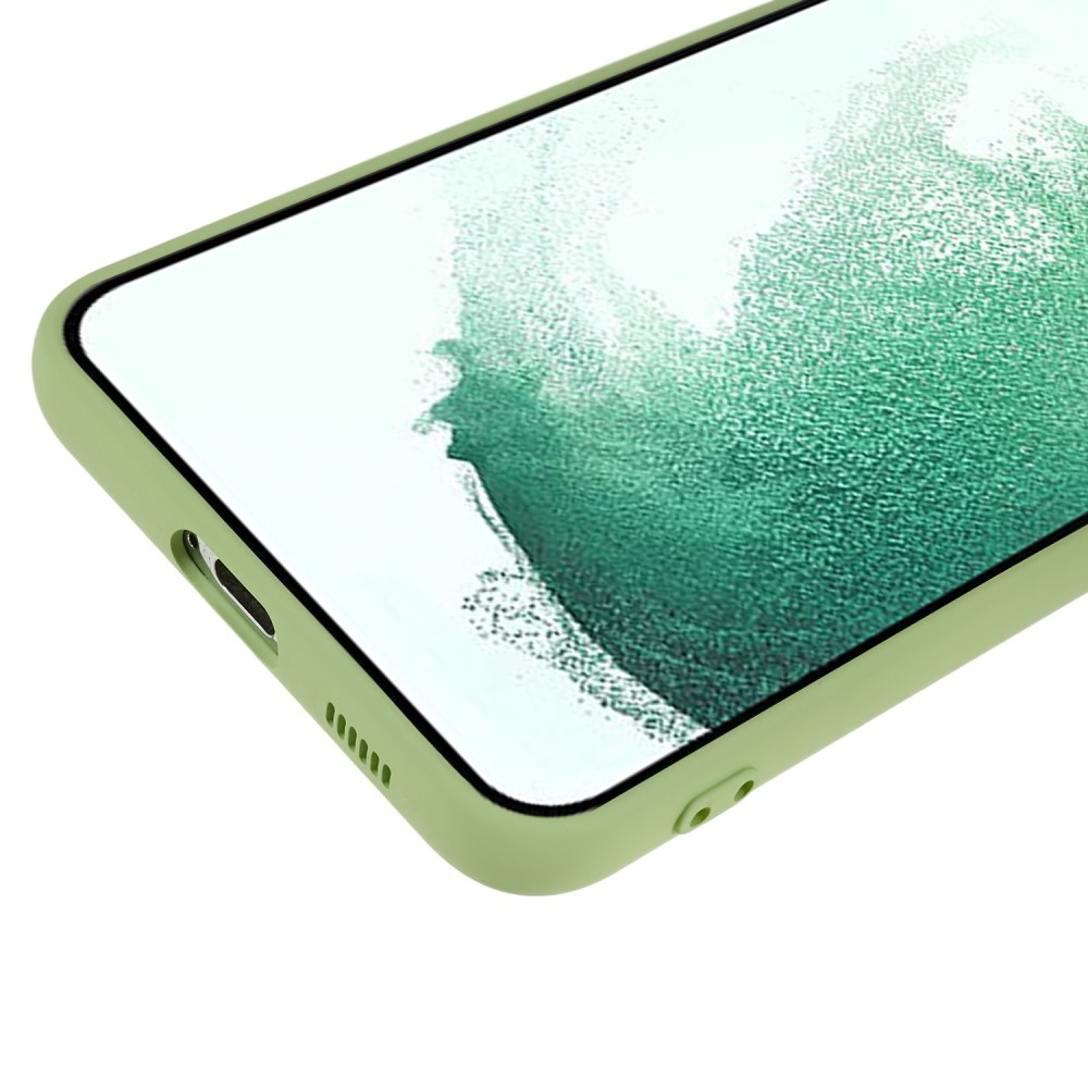 Samsung Galaxy S21 FE 5G Gummi Case Hülle mit Kameraschutz - Grün (Matt)