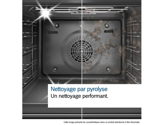 BOSCH - Four encastrable pyrolyse HBG578ES7, Série 6, Air Fry
