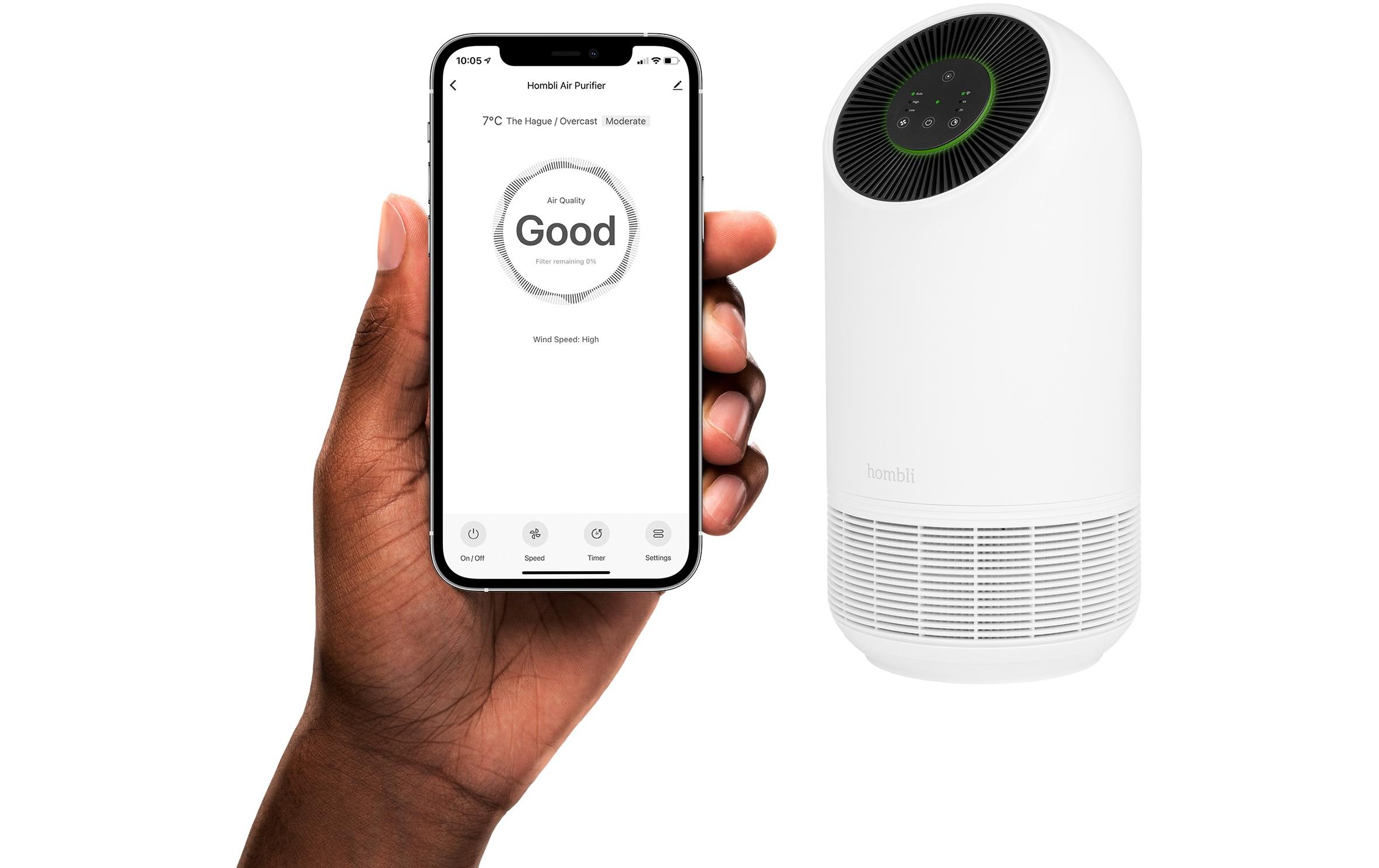 Luftreiniger Smart Air Purifier 25 m²<br>Smarter Luftreiniger mit 3-in-1-Filter und optionaler App-Steuerung