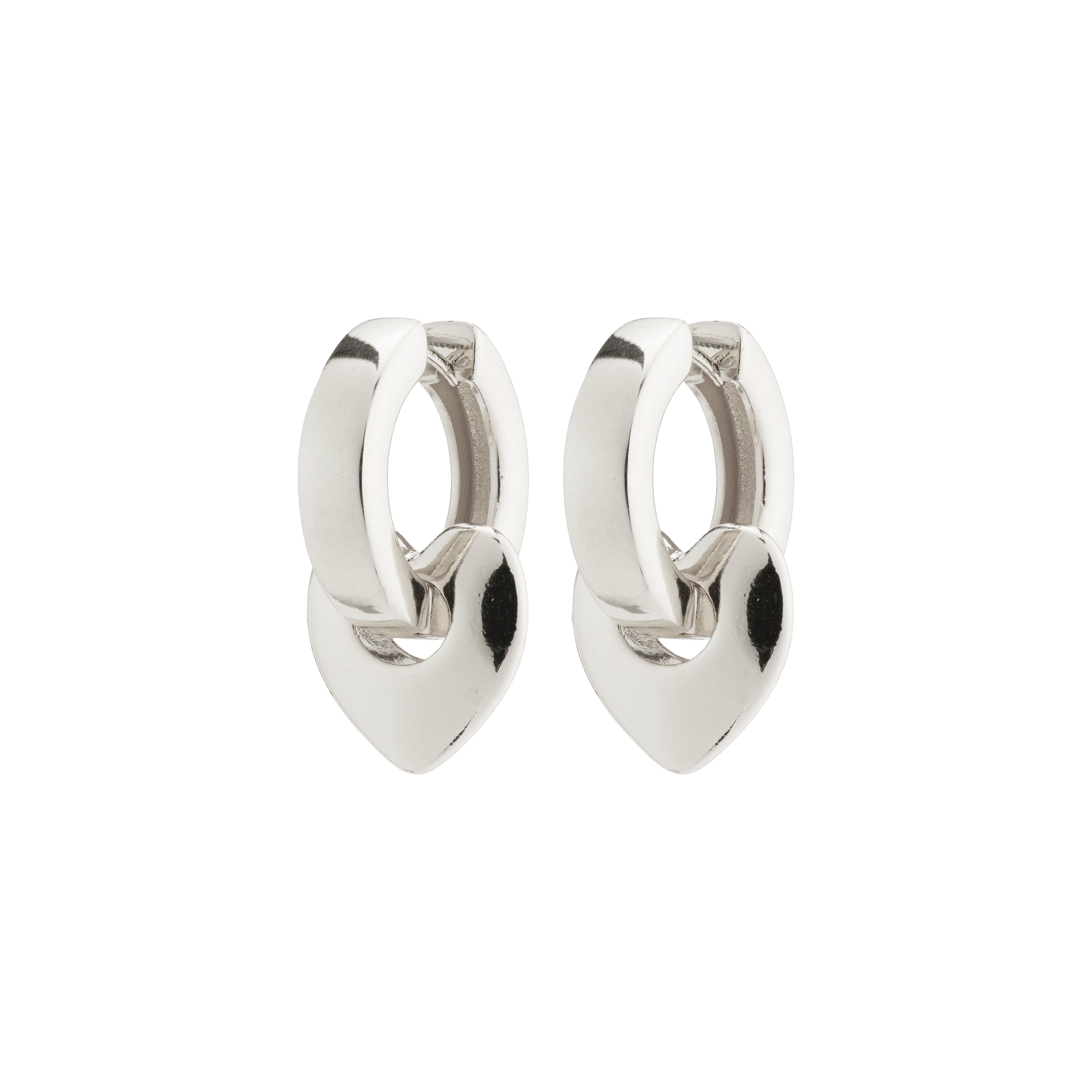 PILGRIM  Iokaste Chunky hoops - sølvbelagt