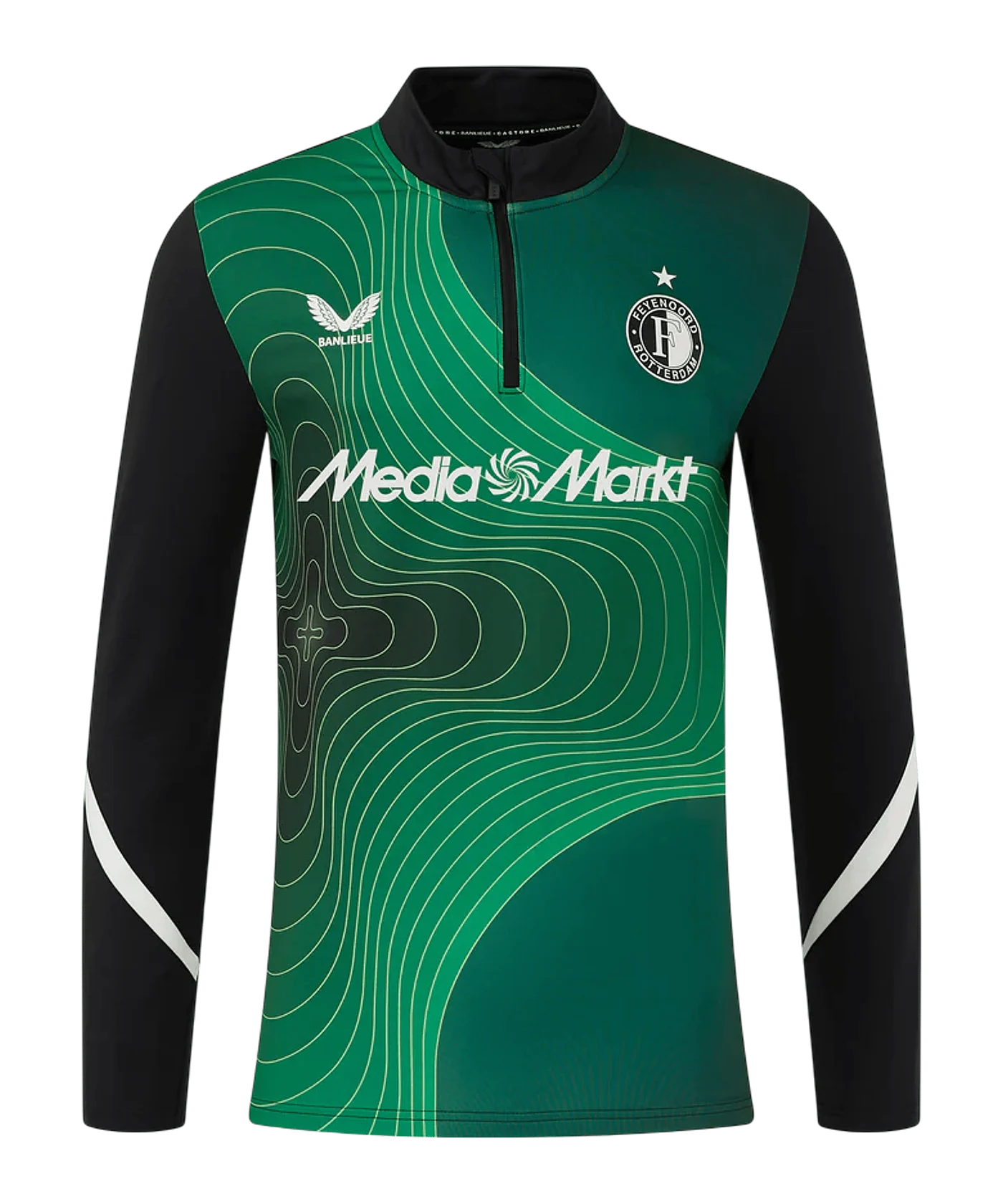 Castore Feyenoord Rotterdam Prematch Shirt 3rd 2024/2025 Schwarz F011
