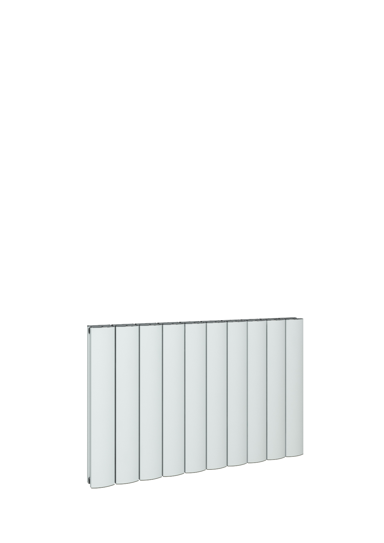 Eastbrook Guardia horizontale aluminium radiator 60x47cm Mat wit 800 watt