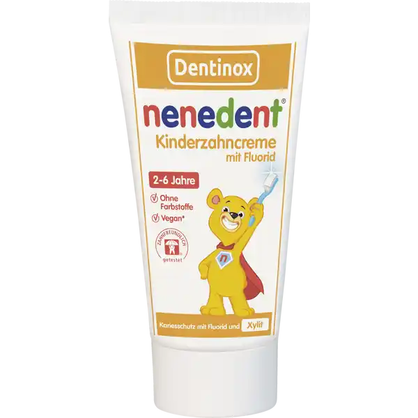 Kinderzahncreme mit Fluorid