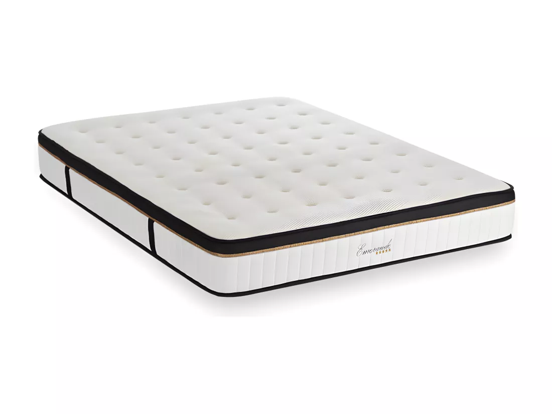 Matelas Emeraude Mousse Accueil Mémoire de Forme moelleux - 24 cm - 180 x 200 cm