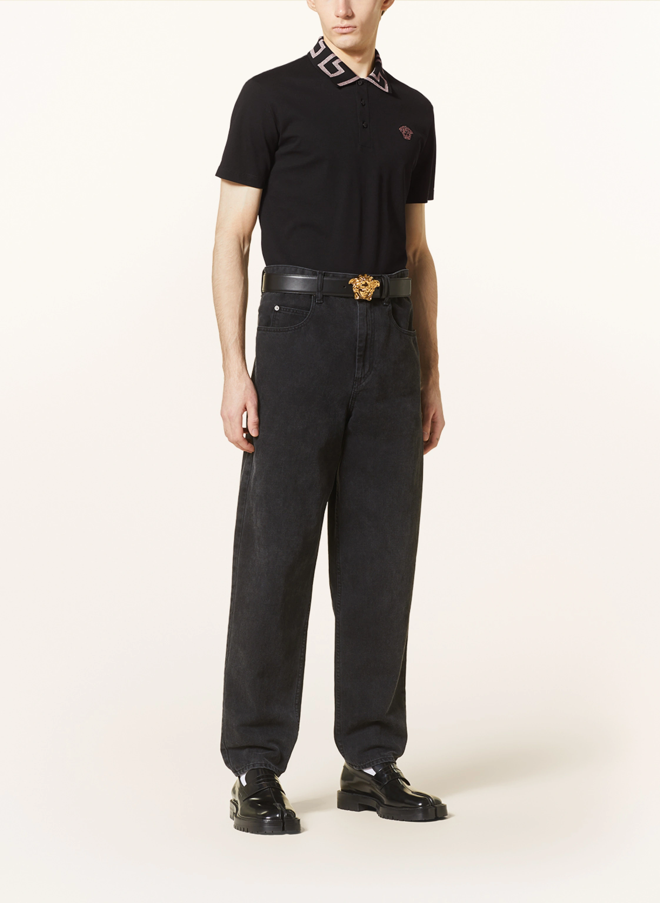 VERSACE Piqué-Poloshirt Taylor Fit