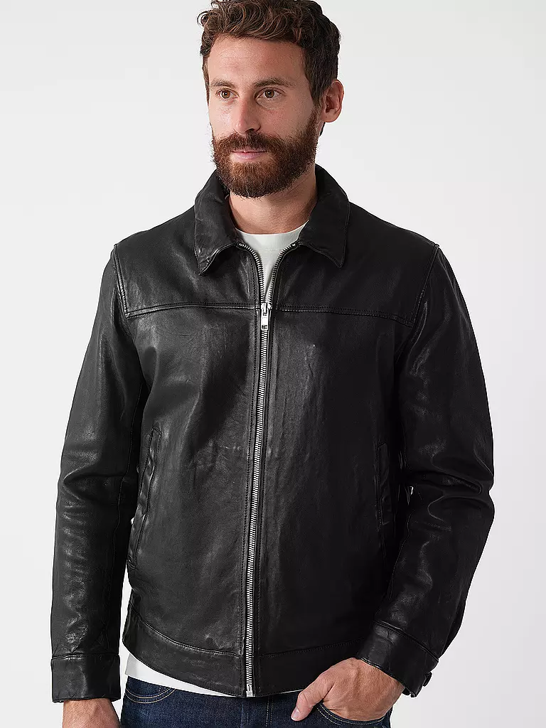 DRYKORN Lederjacke RIKKA schwarz