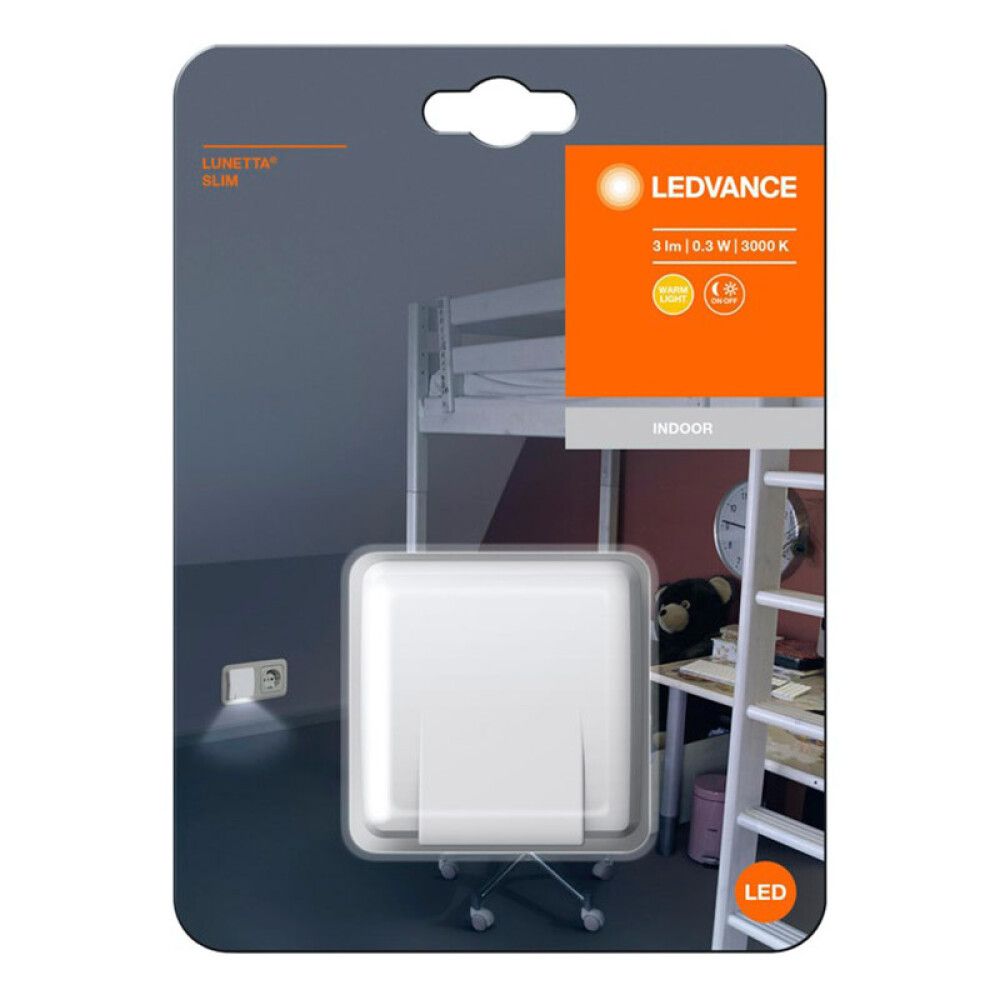 NATTLAMPE LEDVANCE LUNETTA SLIM LED HVIT