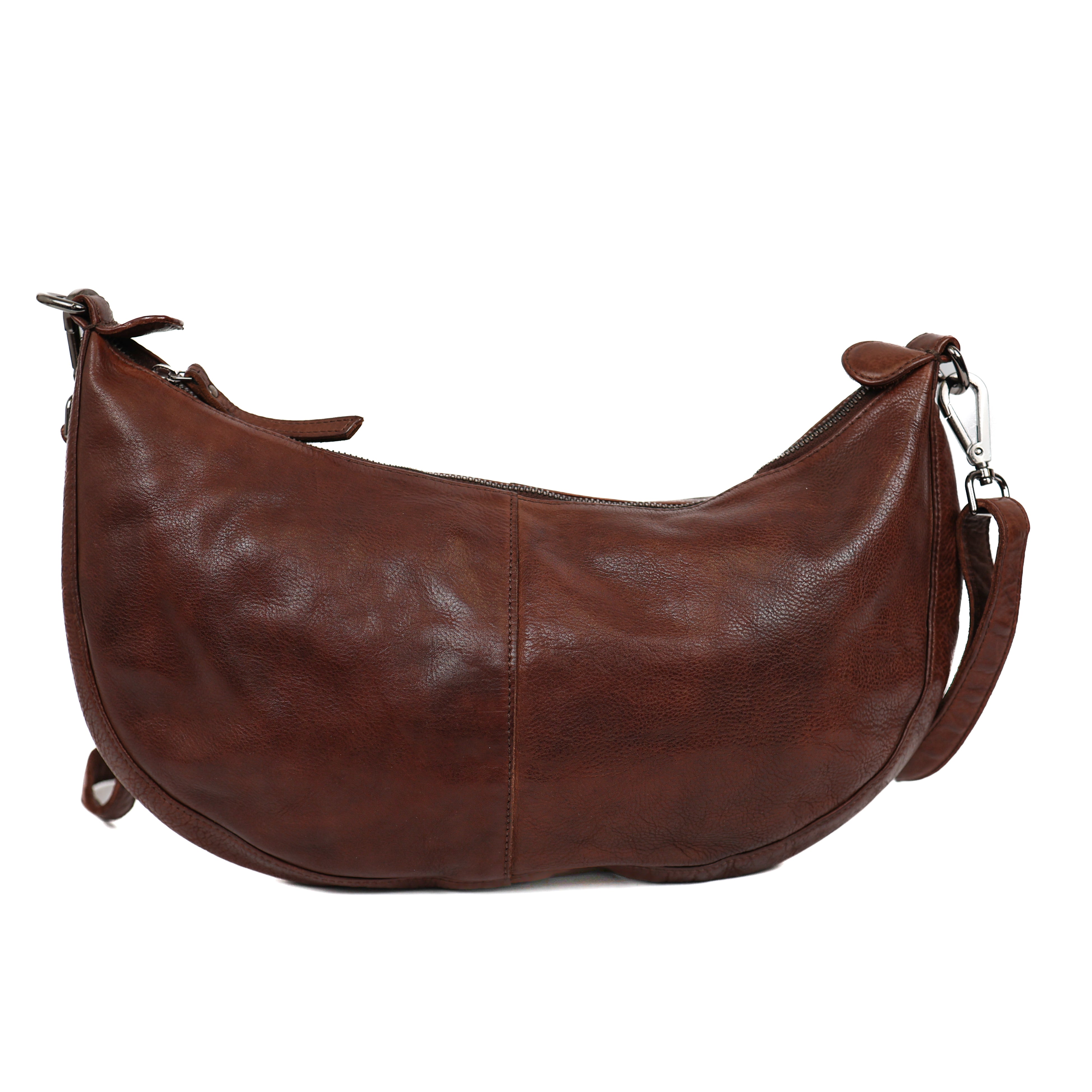 Middelgrote buideltas 'Ilse' donkerbruin Brown