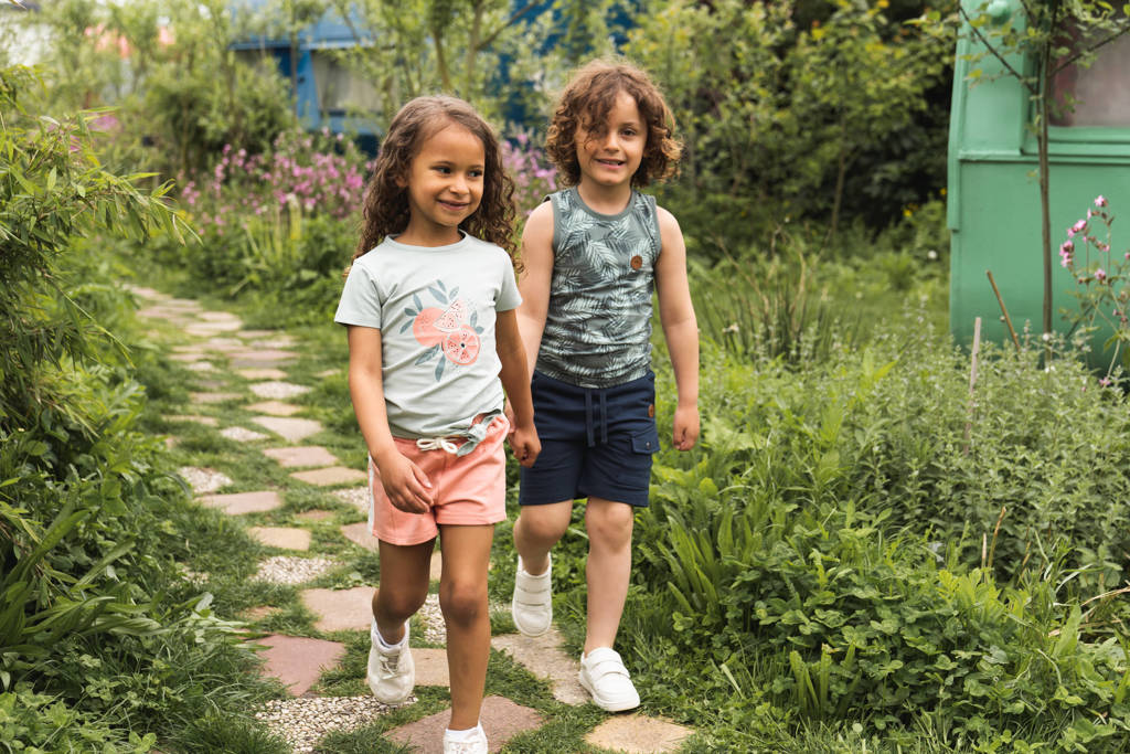 Koko Noko T-shirt met all over print groen