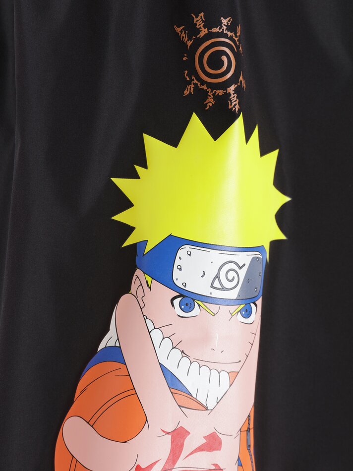 Maiô estampado Naruto Shippuden - Preto