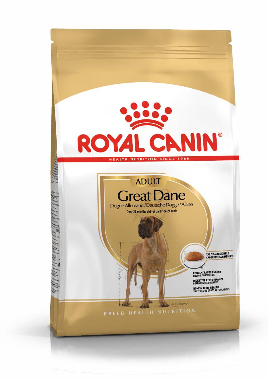 Royal Canin Great Dane Adult - Hondenvoer - 12 Kilogram - gevogelte