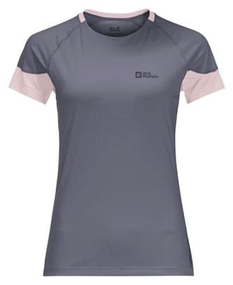 T-Shirt Jack Wolfskin Narrows Gris Femme