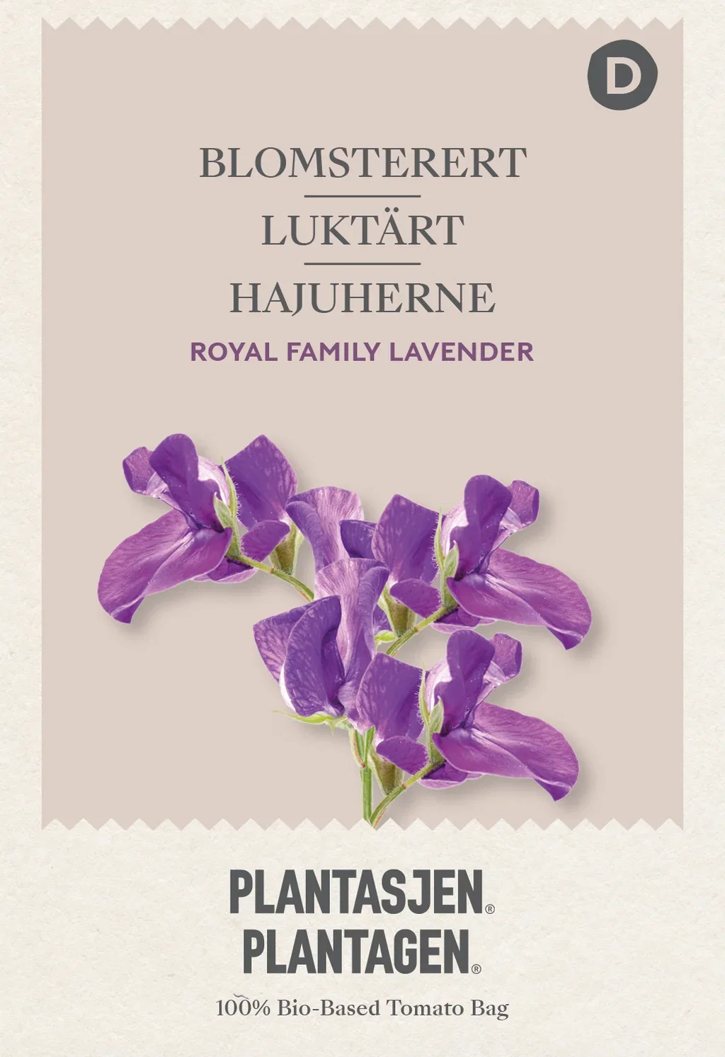 Lathyrus odoratus Blomsterert 'Royal Family' Lavender