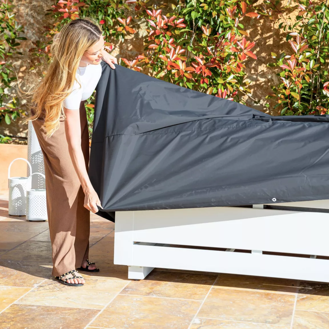 Housse de protection Imperméable pour Canapé (200 x 115 cm) Gris