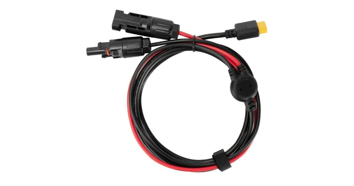 EcoFlowMC4 Solar naar XT60 oplaadkabel  (Zwart, 3,5 meter, voor Powerstation DELTA / RIVER)