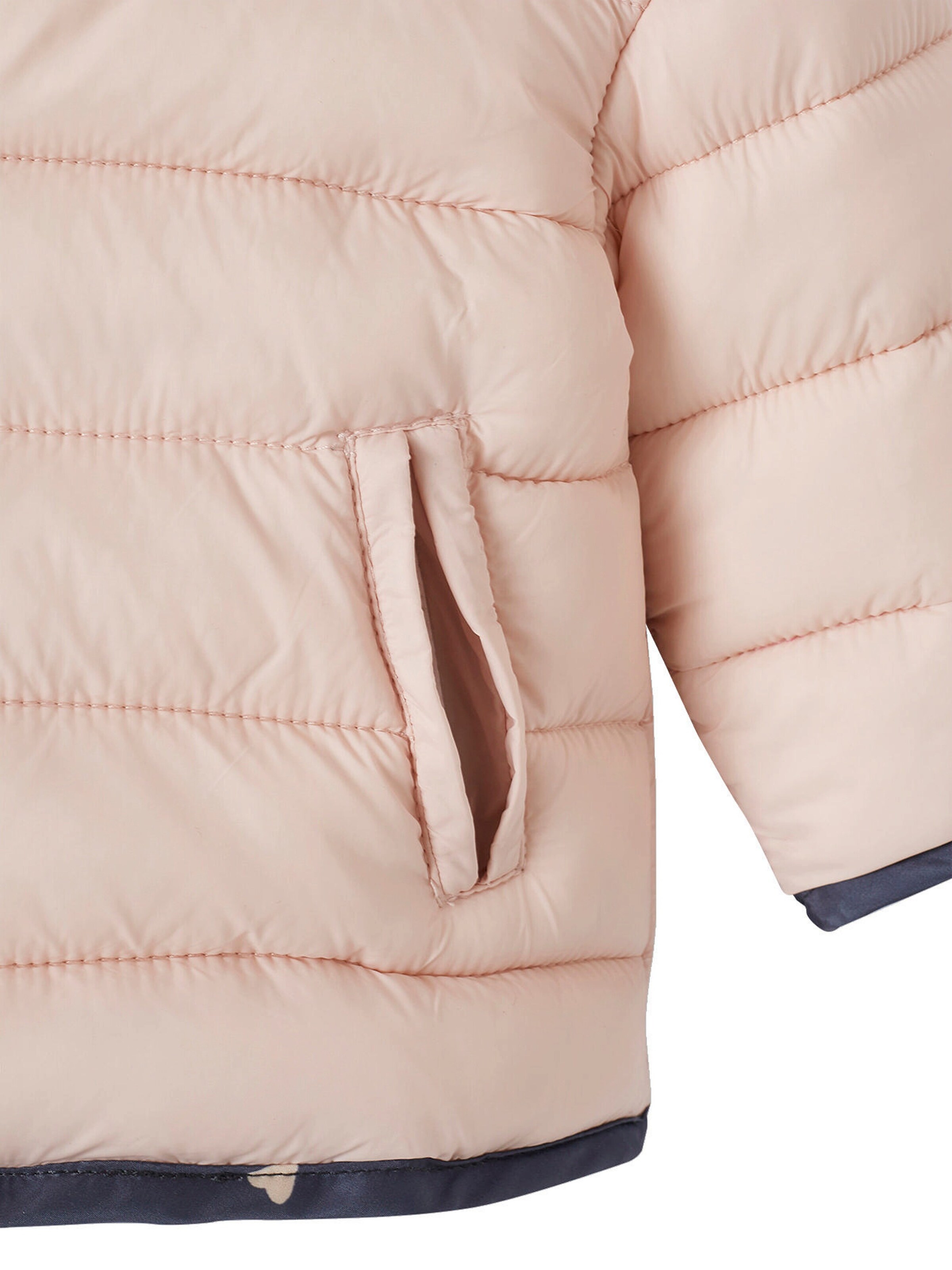 Vertbaudet Wendbare Baby Steppjacke mit Recycling-Polyester dunkelblau