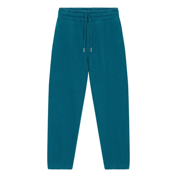 SMALLABLE BASICS Jogging Slim Coton Bio | Vert canard