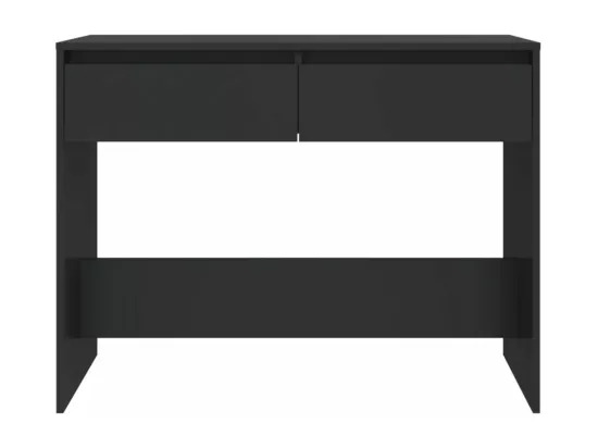 Table console Noir 100x35x76,5 cm Aggloméré