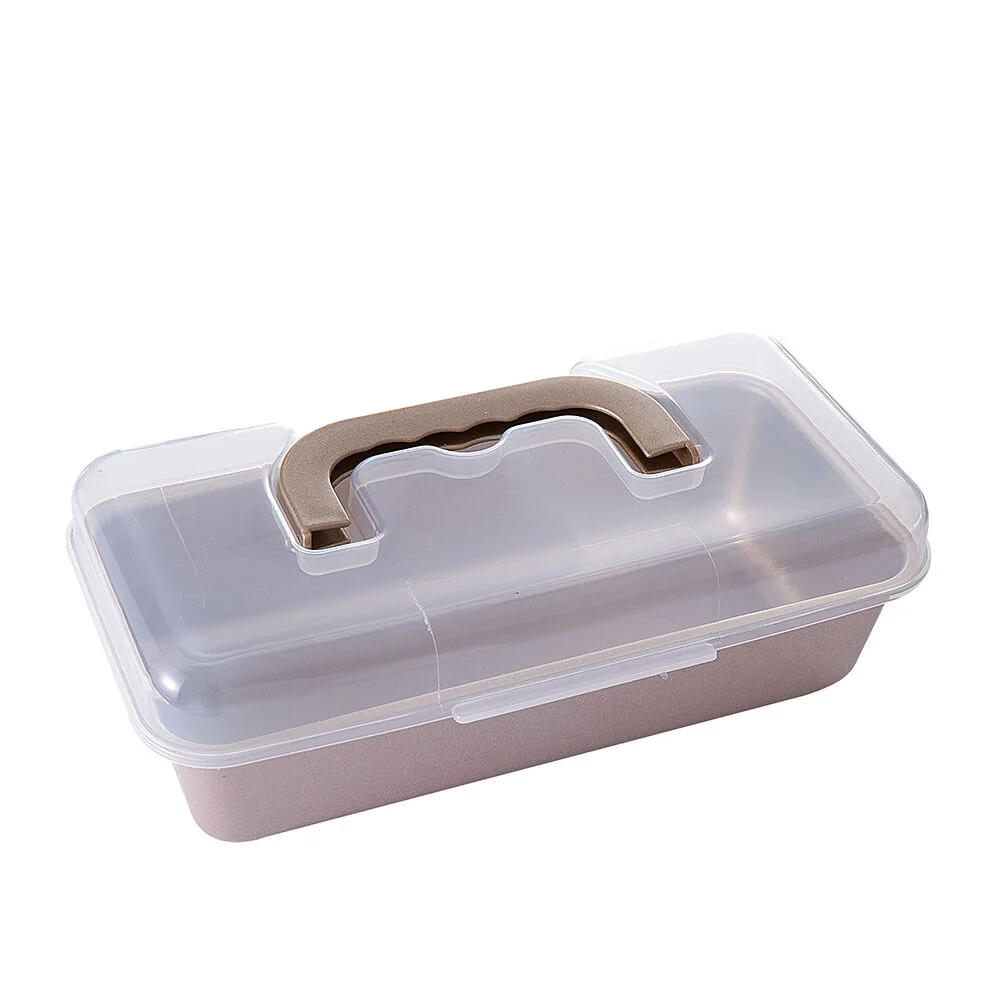 Moule à cake anti adhérent couvercle de transport 30,4x15,3xH6,2cm