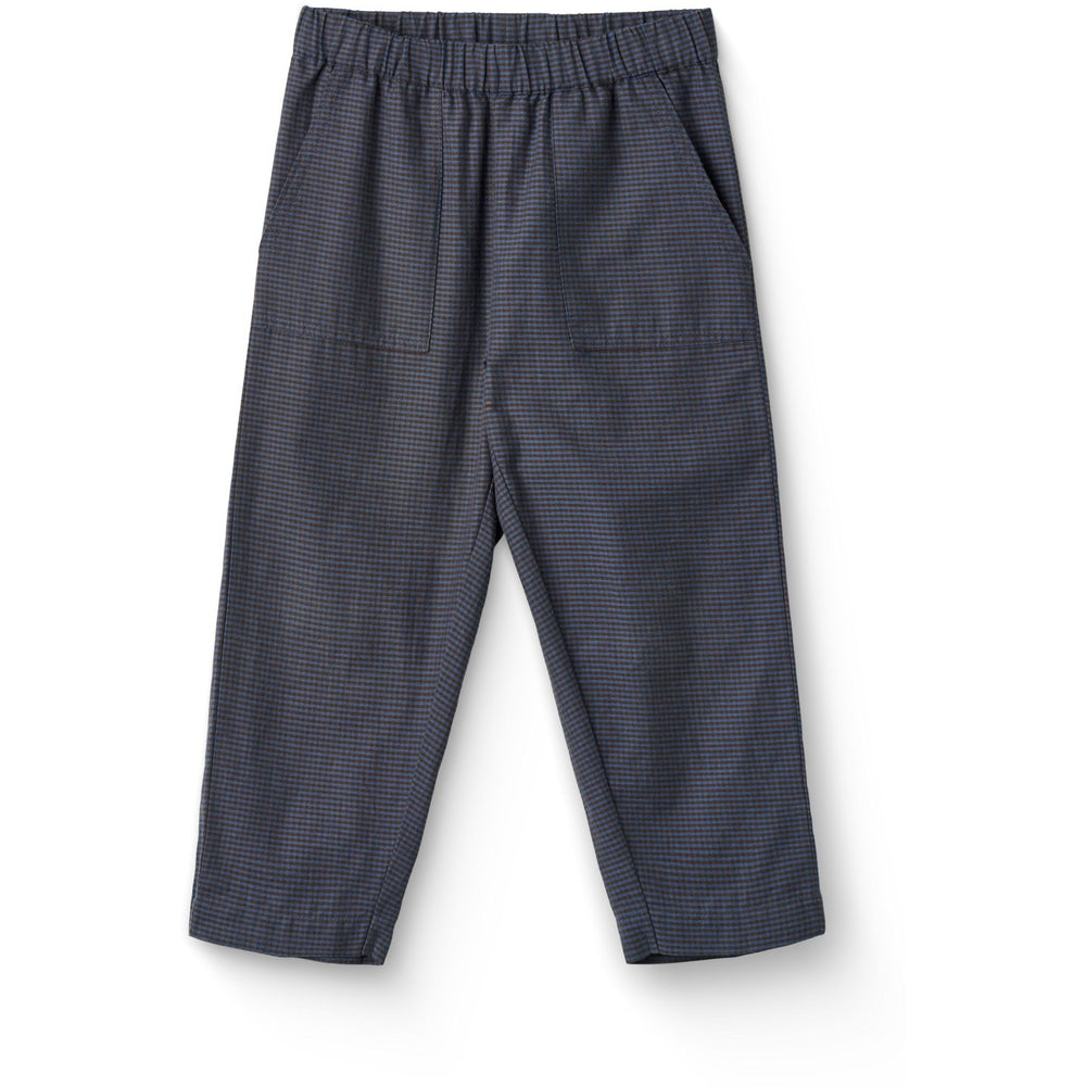 Køb COPENHAGEN COLORS Brown/Blue Check Comb. Check Bukser