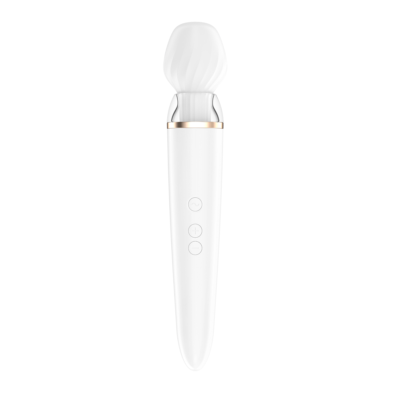 Double Wand-er Massage Vibrator mit App Steuerung (4061504001791) - Weiss