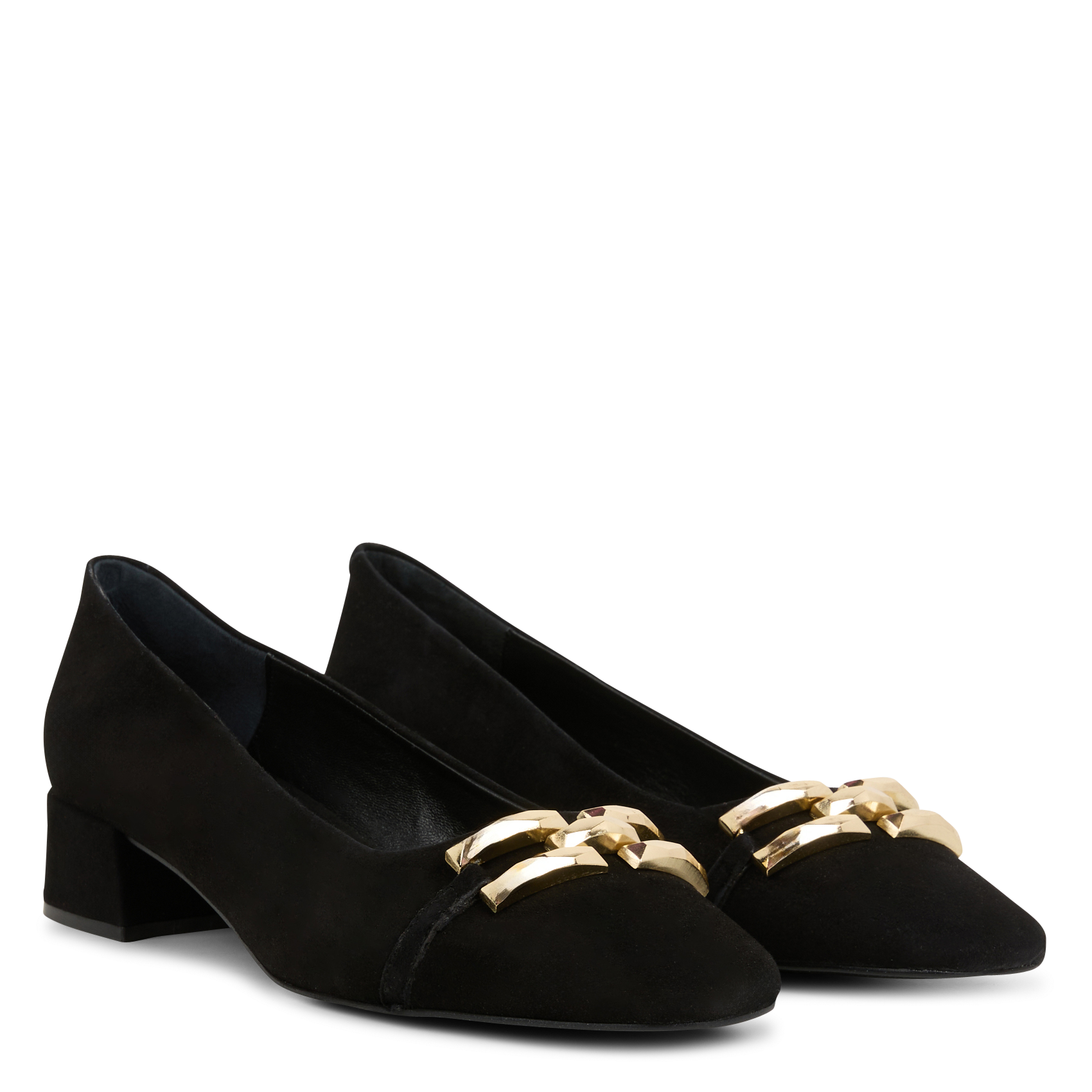 VACILLE - Escarpins en cuir velours| Noir
